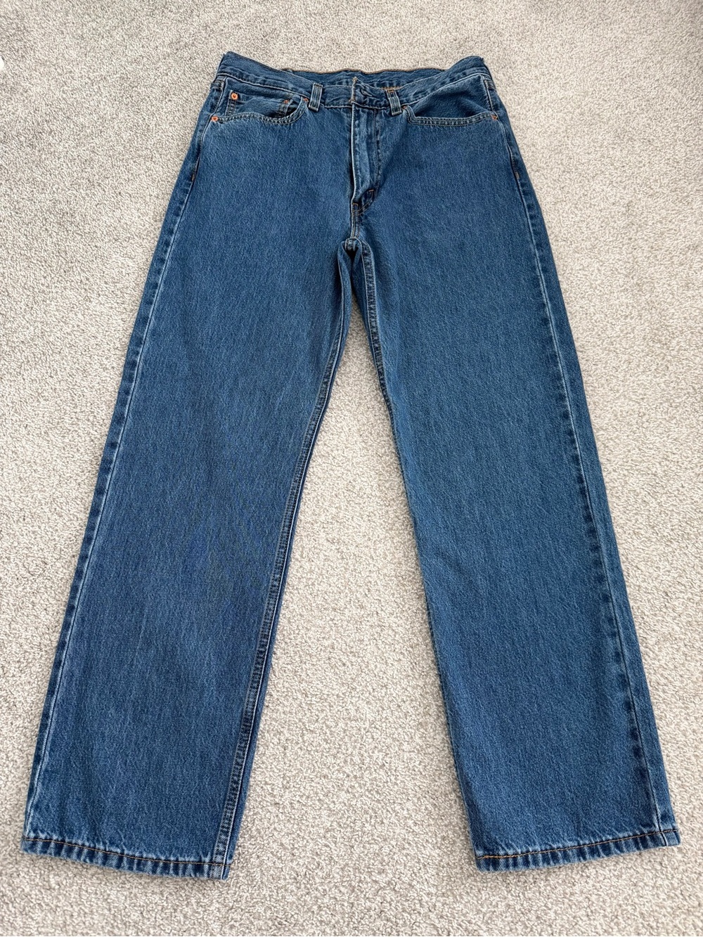 Levi's Men’s Dark Blue Straight Jeans